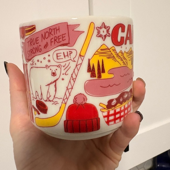 Starbucks Canada Red and White Mug - Picture 4 of 5